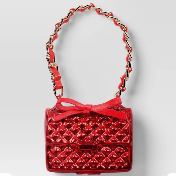 ❤️ WONDERSHOP CHRISTMAS FASHIONISTA PURSE LIPSTICK SHOES ORNAMENT 3 PC SET NEW - Picture 5 of 7